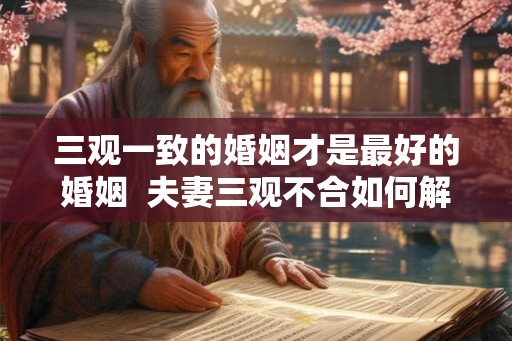 三观一致的婚姻才是最好的婚姻  夫妻三观不合如何解决