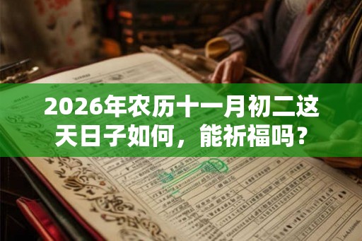 2026年农历十一月初二这天日子如何，能祈福吗？