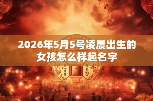 2026年5月5号凌晨出生的女孩怎么样起名字 2026年5月5号凌晨出生的女孩怎么样起名字