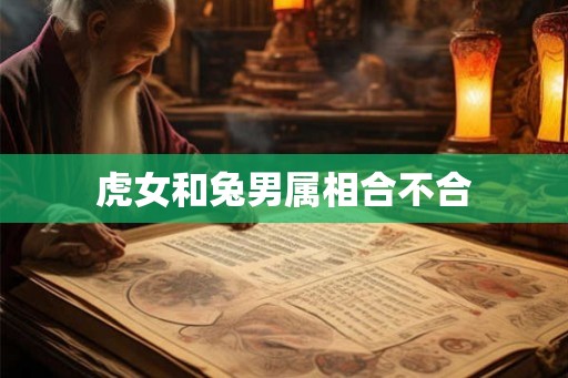 虎女和兔男属相合不合