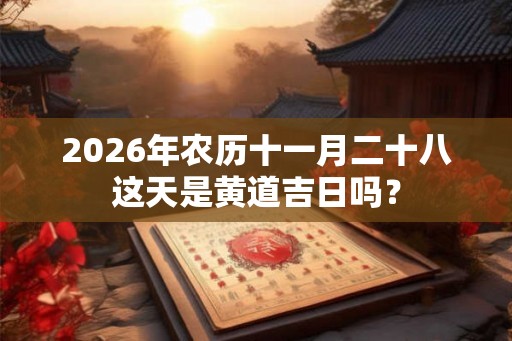 2026年农历十一月二十八这天是黄道吉日吗? 2026年农历十一月二十八这天是黄道吉日吗?