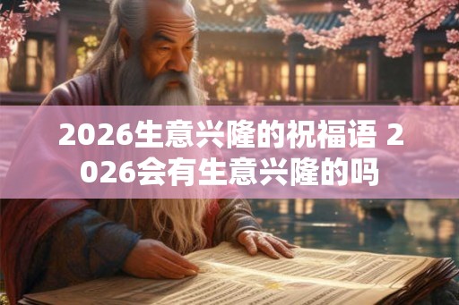 2026生意兴隆的祝福语 2026会有生意兴隆的吗