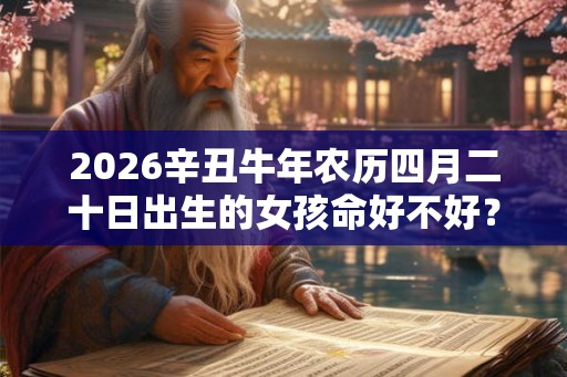 2026辛丑牛年农历四月二十日出生的女孩命好不好？