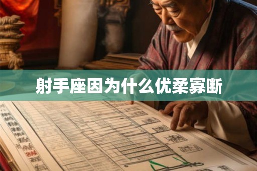 射手座因为什么优柔寡断