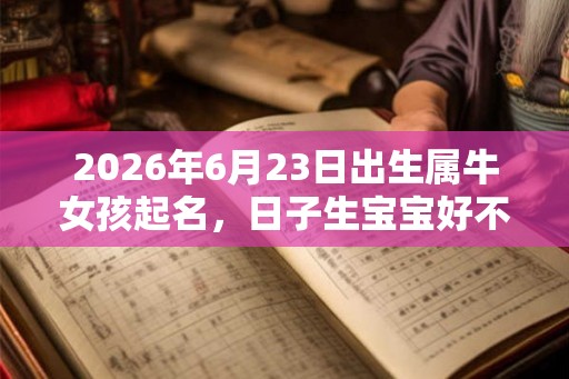 2026年6月23日出生属牛女孩起名，日子生宝宝好不好？