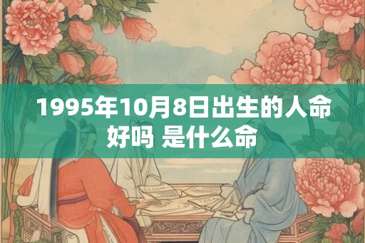 1995年10月8日出生的人命好吗 是什么命