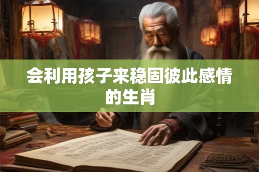 会利用孩子来稳固彼此感情的生肖