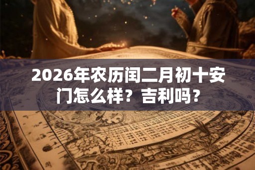 2026年农历闰二月初十安门怎么样？吉利吗？