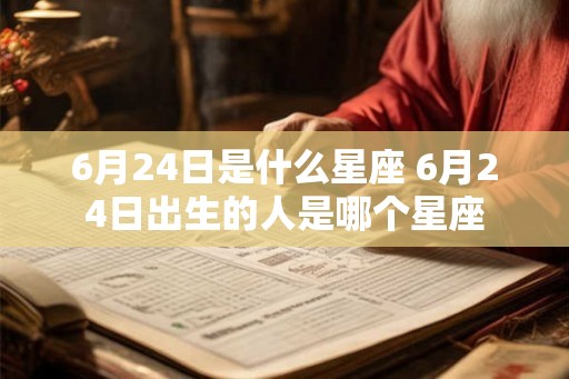 6月24日是什么星座 6月24日出生的人是哪个星座