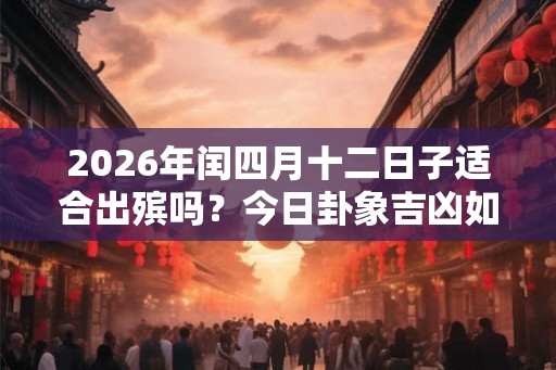 2026年闰四月十二日子适合出殡吗？今日卦象吉凶如何？
