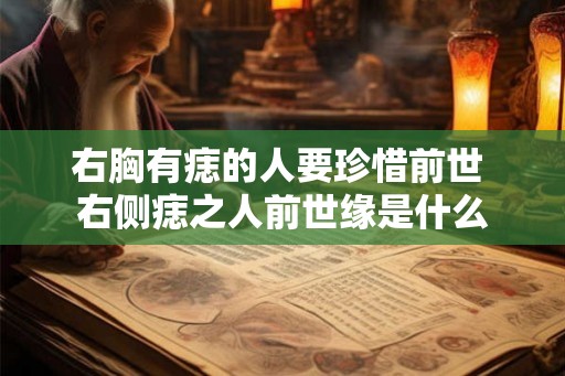 右胸有痣的人要珍惜前世 右侧痣之人前世缘是什么