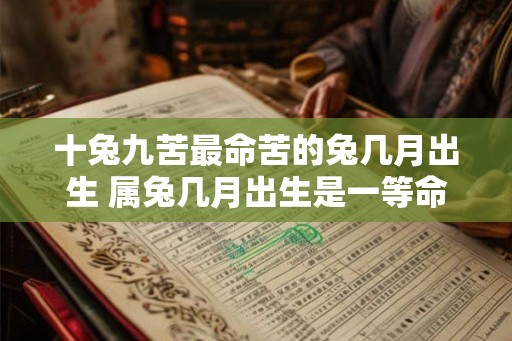 十兔九苦最命苦的兔几月出生 属兔几月出生是一等命