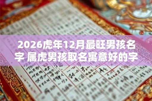2026虎年12月最旺男孩名字 属虎男孩取名寓意好的字