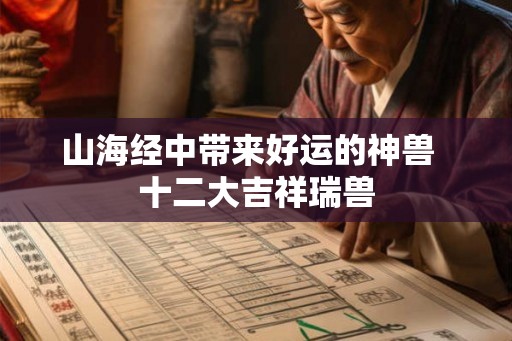 山海经中带来好运的神兽 十二大吉祥瑞兽 山海经中带来好运的神兽 十二大吉祥瑞兽