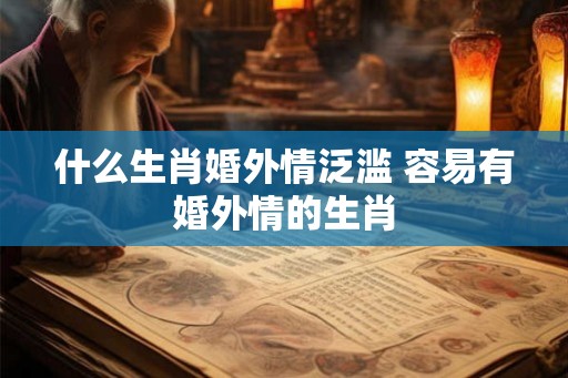 什么生肖婚外情泛滥 容易有婚外情的生肖 什么生肖婚外情泛滥 容易有婚外情的生肖
