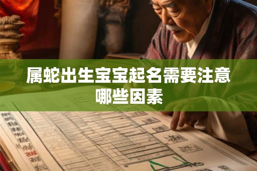 属蛇出生宝宝起名需要注意哪些因素 属蛇出生宝宝起名需要注意哪些因素