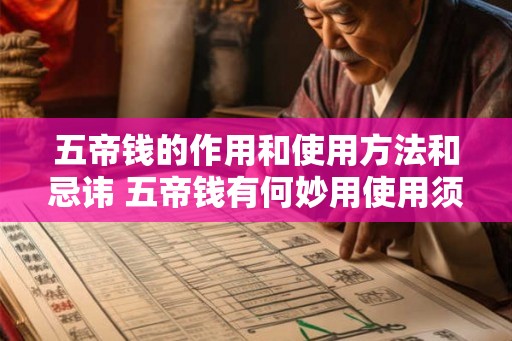 五帝钱的作用和使用方法和忌讳 五帝钱有何妙用使用须知及忌讳