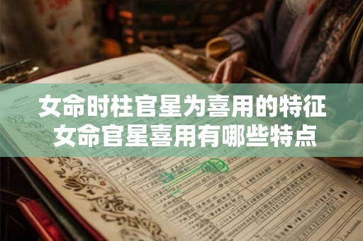 女命时柱官星为喜用的特征 女命官星喜用有哪些特点