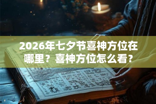 2026年七夕节喜神方位在哪里？喜神方位怎么看？