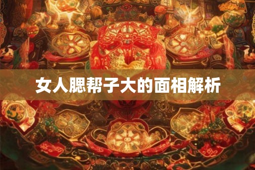 女人腮帮子大的面相解析