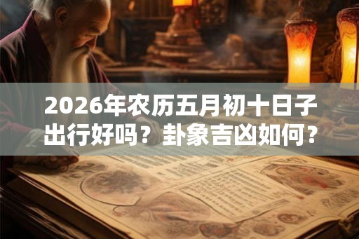 2026年农历五月初十日子出行好吗？卦象吉凶如何？
