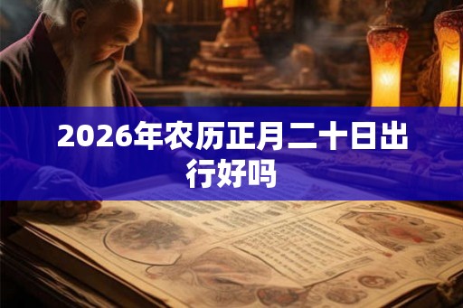 2026年农历正月二十日出行好吗