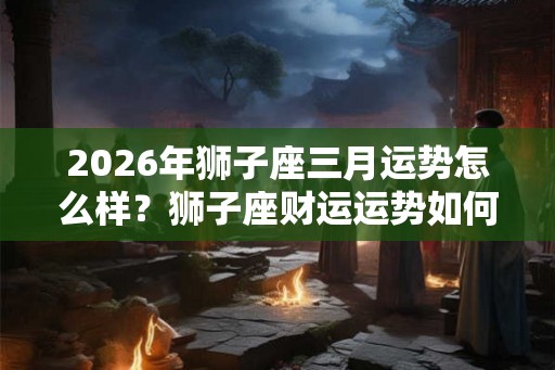 2026年狮子座三月运势怎么样？狮子座财运运势如何？