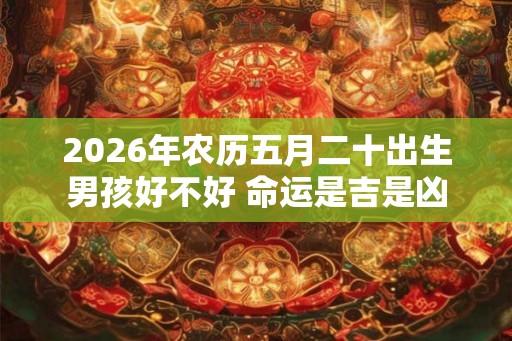 2026年农历五月二十出生男孩好不好 命运是吉是凶