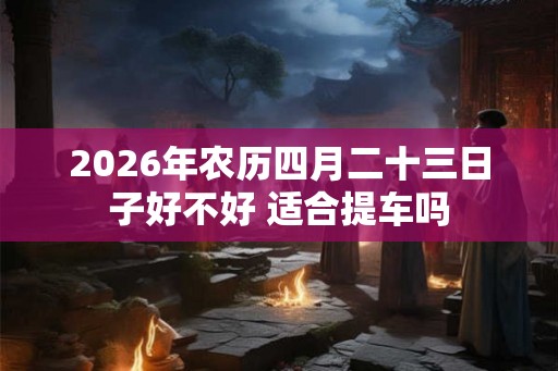 2026年农历四月二十三日子好不好 适合提车吗