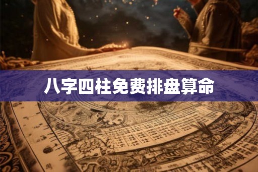 八字四柱免费排盘算命