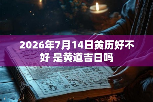 2026年7月14日黄历好不好 是黄道吉日吗