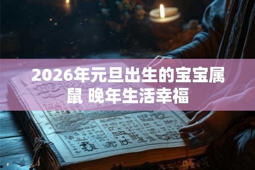 2026年元旦出生的宝宝属鼠 晚年生活幸福 2026年元旦出生的宝宝属鼠 晚年生活幸福