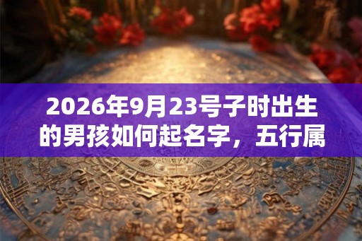2026年9月23号子时出生的男孩如何起名字,五行属性 2026年9月23号子时出生的男孩如何起名字,五行属性