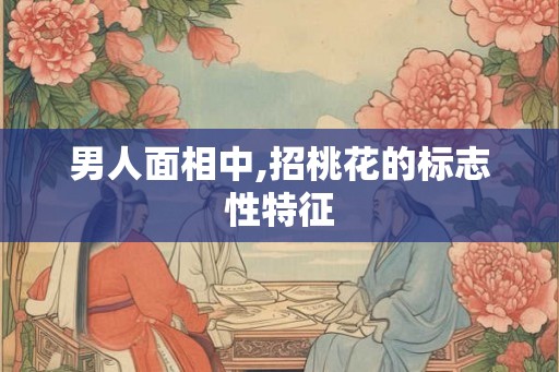 男人面相中,招桃花的标志性特征