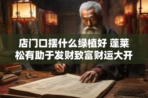 店门口摆什么绿植好 蓬莱松有助于发财致富财运大开