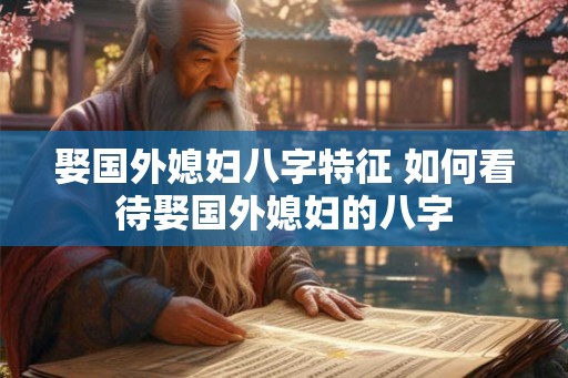 娶国外媳妇八字特征 如何看待娶国外媳妇的八字