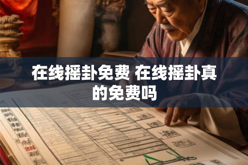 在线摇卦免费 在线摇卦真的免费吗