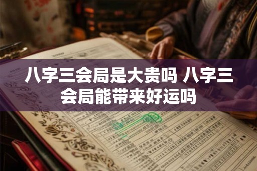 八字三会局是大贵吗 八字三会局能带来好运吗 八字三会局是大贵吗 八字三会局能带来好运吗