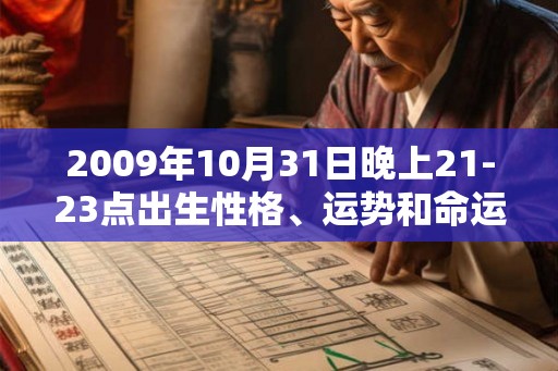 2009年10月31日晚上21-23点出生性格、运势和命运