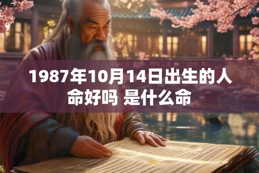 1987年10月14日出生的人命好吗 是什么命 1987年10月14日出生的人命好吗 是什么命
