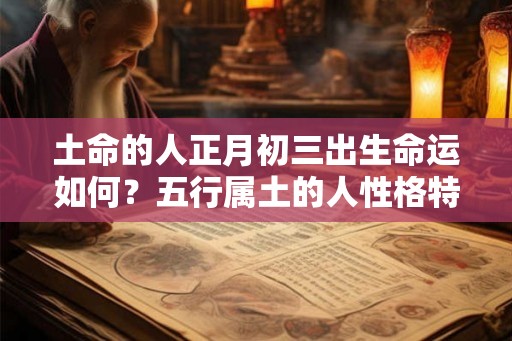 土命的人正月初三出生命运如何?五行属土的人性格特征 土命的人正月初三出生命运如何?五行属土的人性格特征