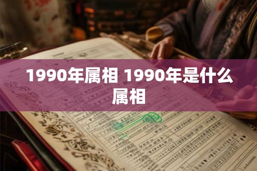 1990年属相 1990年是什么属相