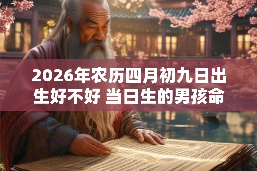 2026年农历四月初九日出生好不好 当日生的男孩命运