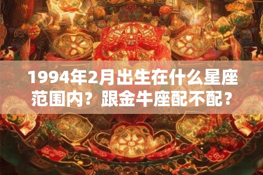 1994年2月出生在什么星座范围内？跟金牛座配不配？