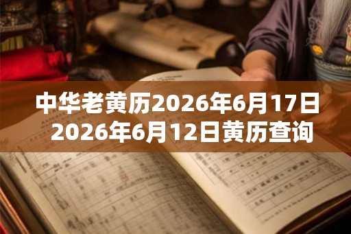 中华老黄历2026年6月17日  2026年6月12日黄历查询