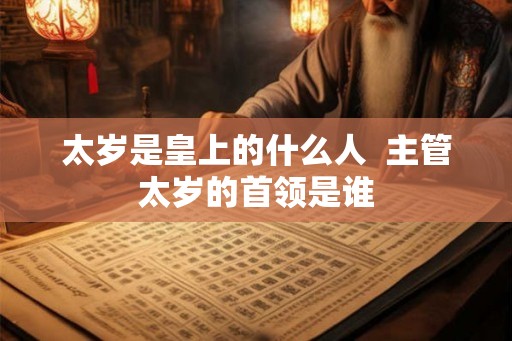 太岁是皇上的什么人  主管太岁的首领是谁