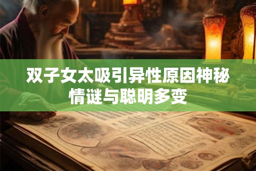 双子女太吸引异性原因神秘情谜与聪明多变