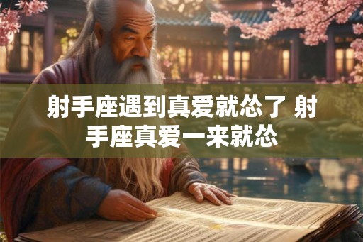 射手座遇到真爱就怂了 射手座真爱一来就怂