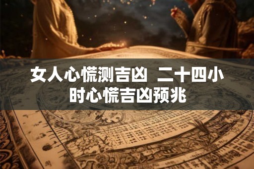女人心慌测吉凶 二十四小时心慌吉凶预兆 女人心慌测吉凶 二十四小时心慌吉凶预兆