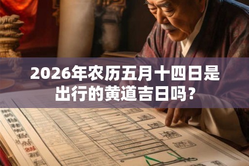 2026年农历五月十四日是出行的黄道吉日吗？